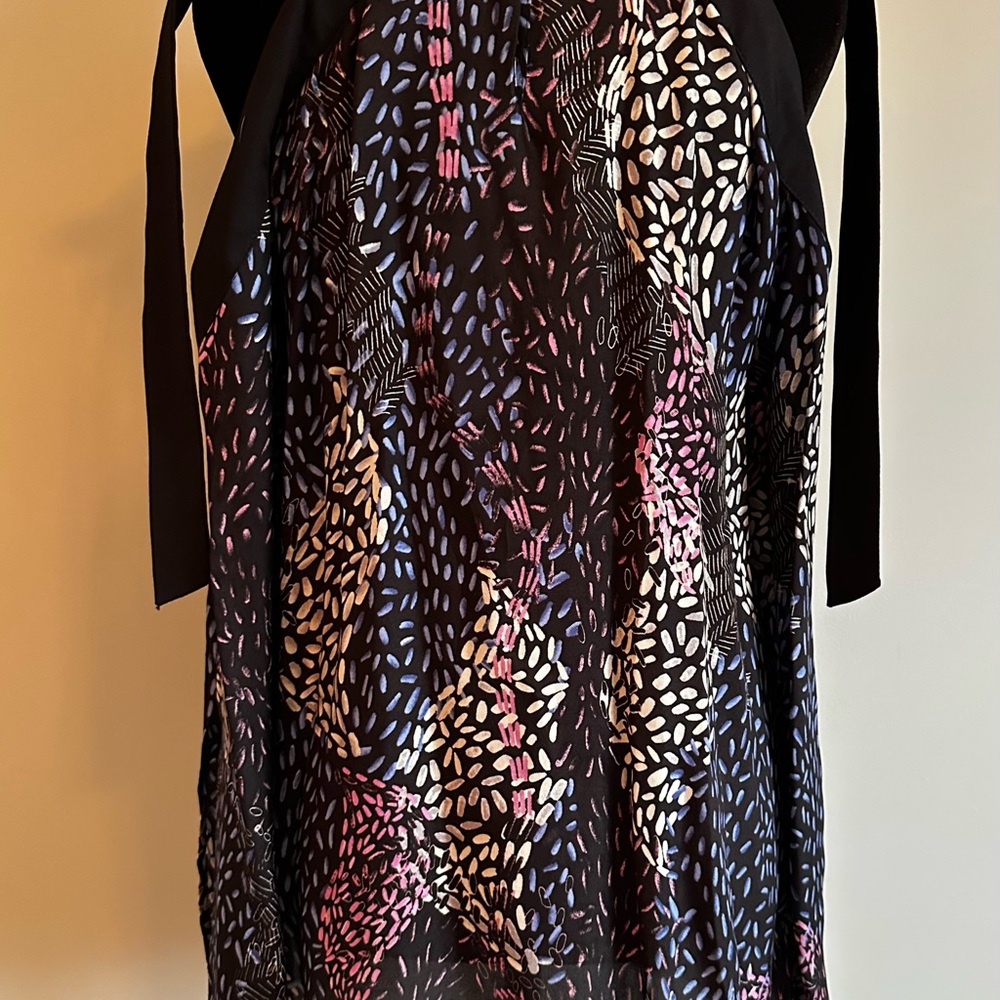 BCBGMaxAzria Multicolor Abstract Blouse